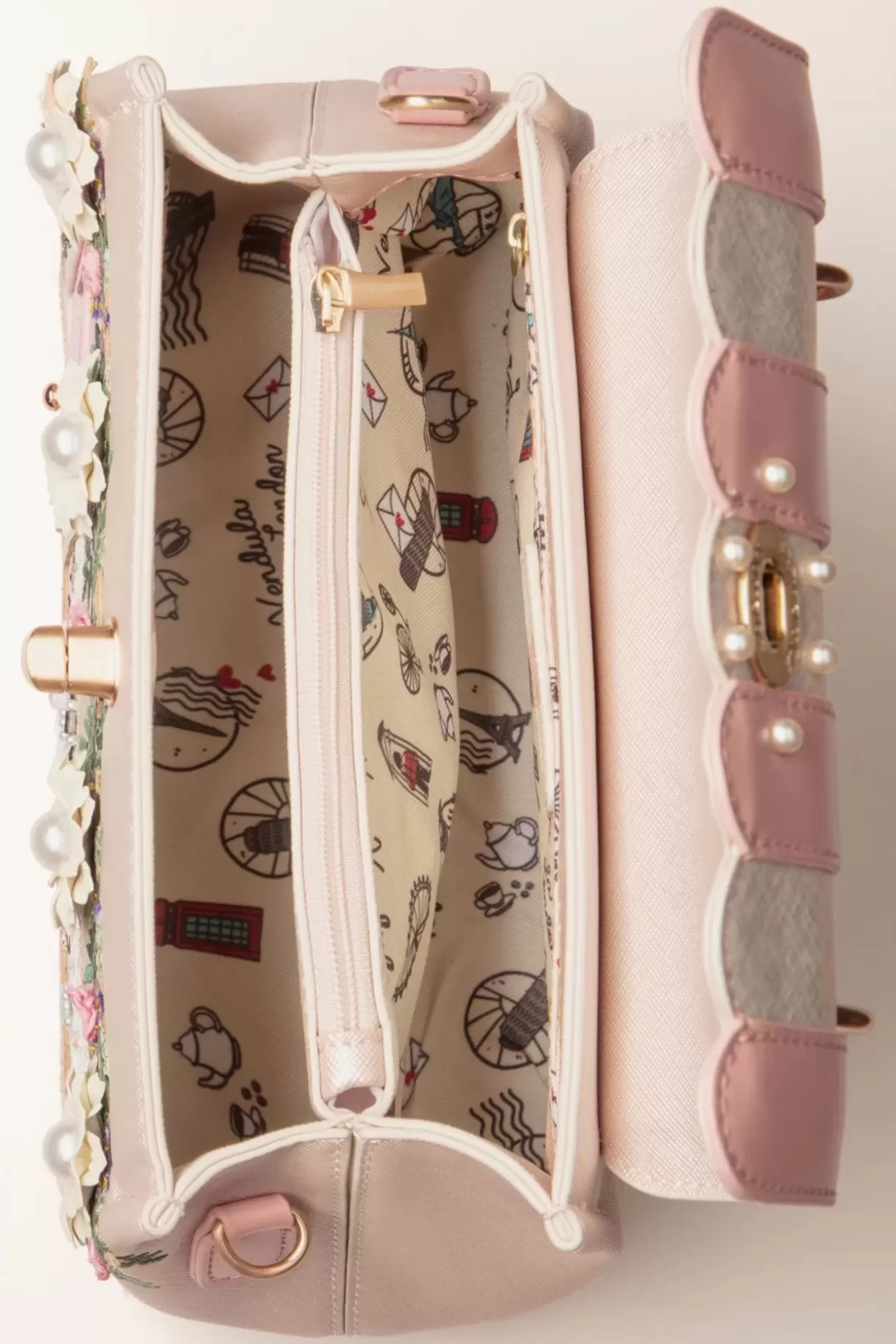 Tassen | Vendula The Wedding Shop Mini Grace Handtas In Champagne